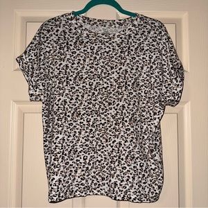 Cheetah Print Banana Republic Shirt